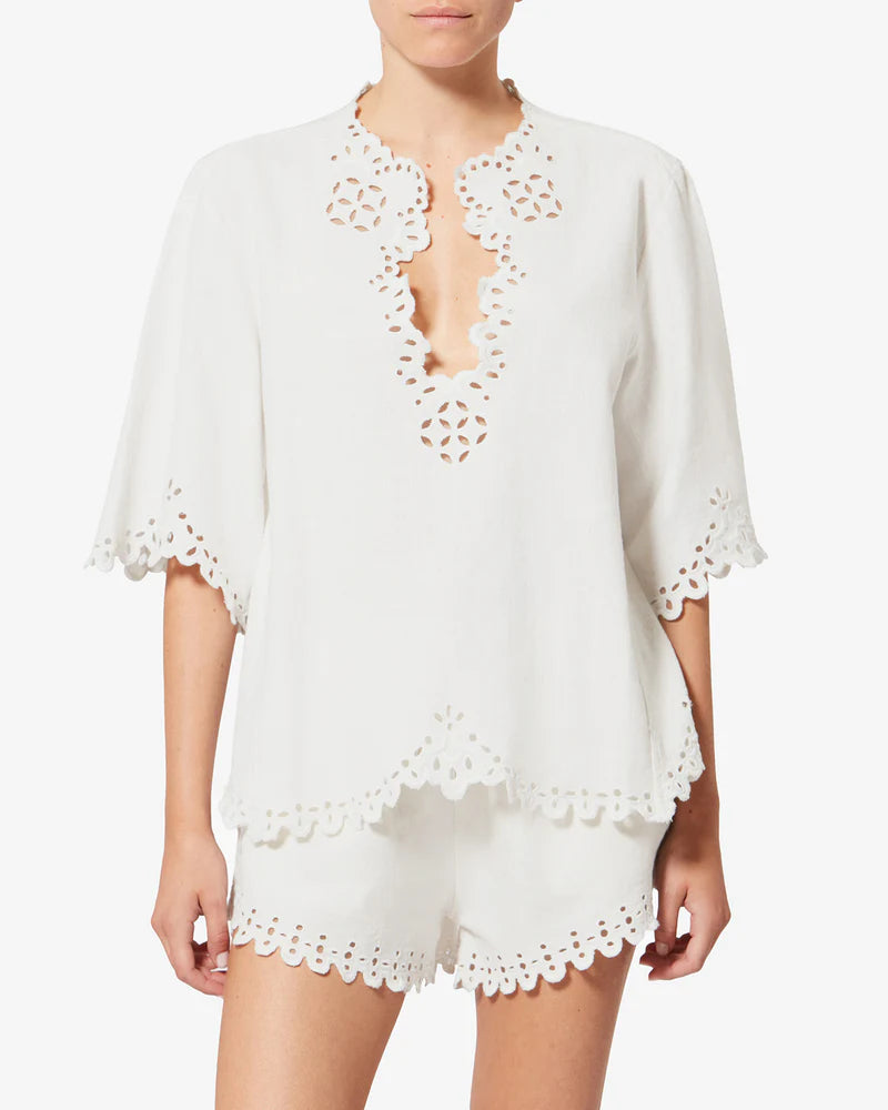 ISABEL MARANT SHANA blouse white