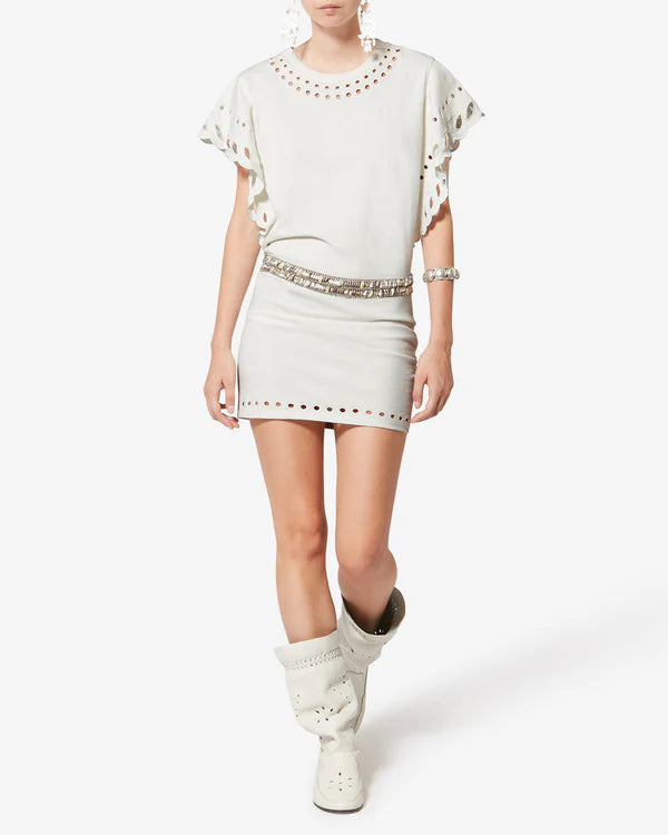 ISABEL MARANT ORLANE dress white