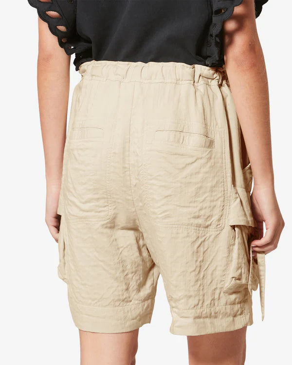 ISABEL MARANT BERMIA shorts ecru