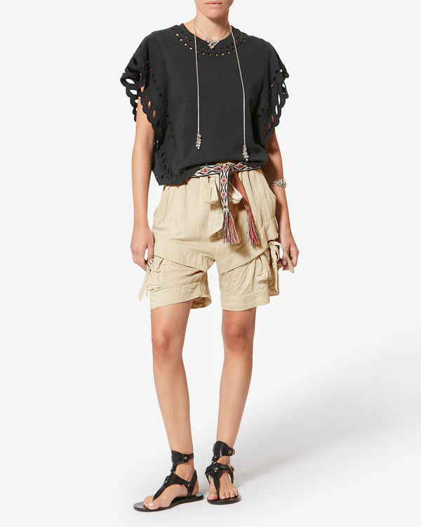 ISABEL MARANT BERMIA shorts ecru