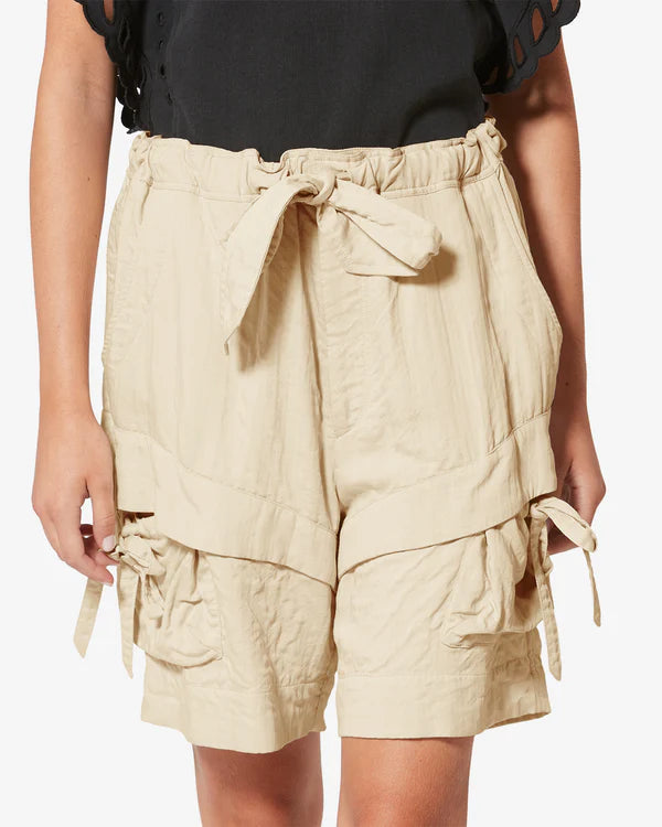 ISABEL MARANT BERMIA shorts ecru