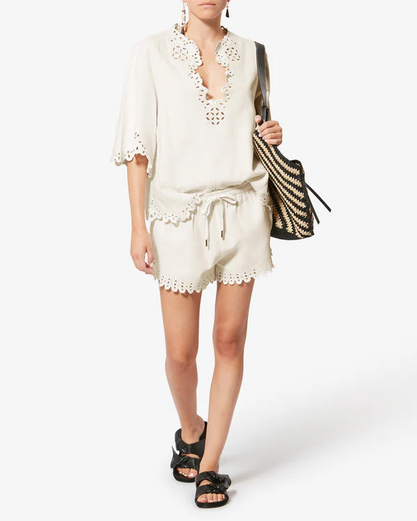 ISABEL MARANT BALYME shorts white