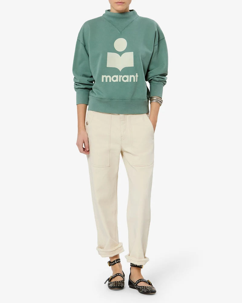 ISABEL MARANT MOBY sweatshirt sage/ecru