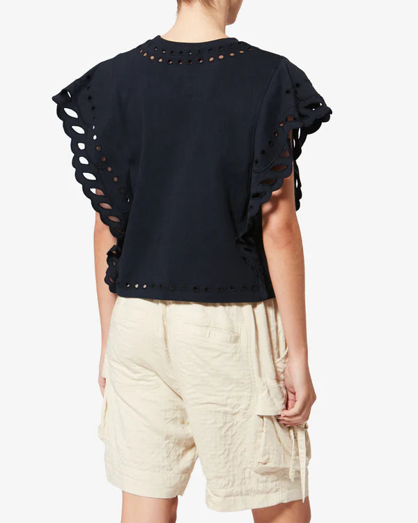 ISABEL MARANT ODYLE top black