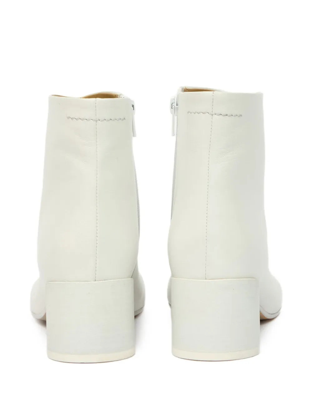 MM6 Maison Margiela anatomic boots white