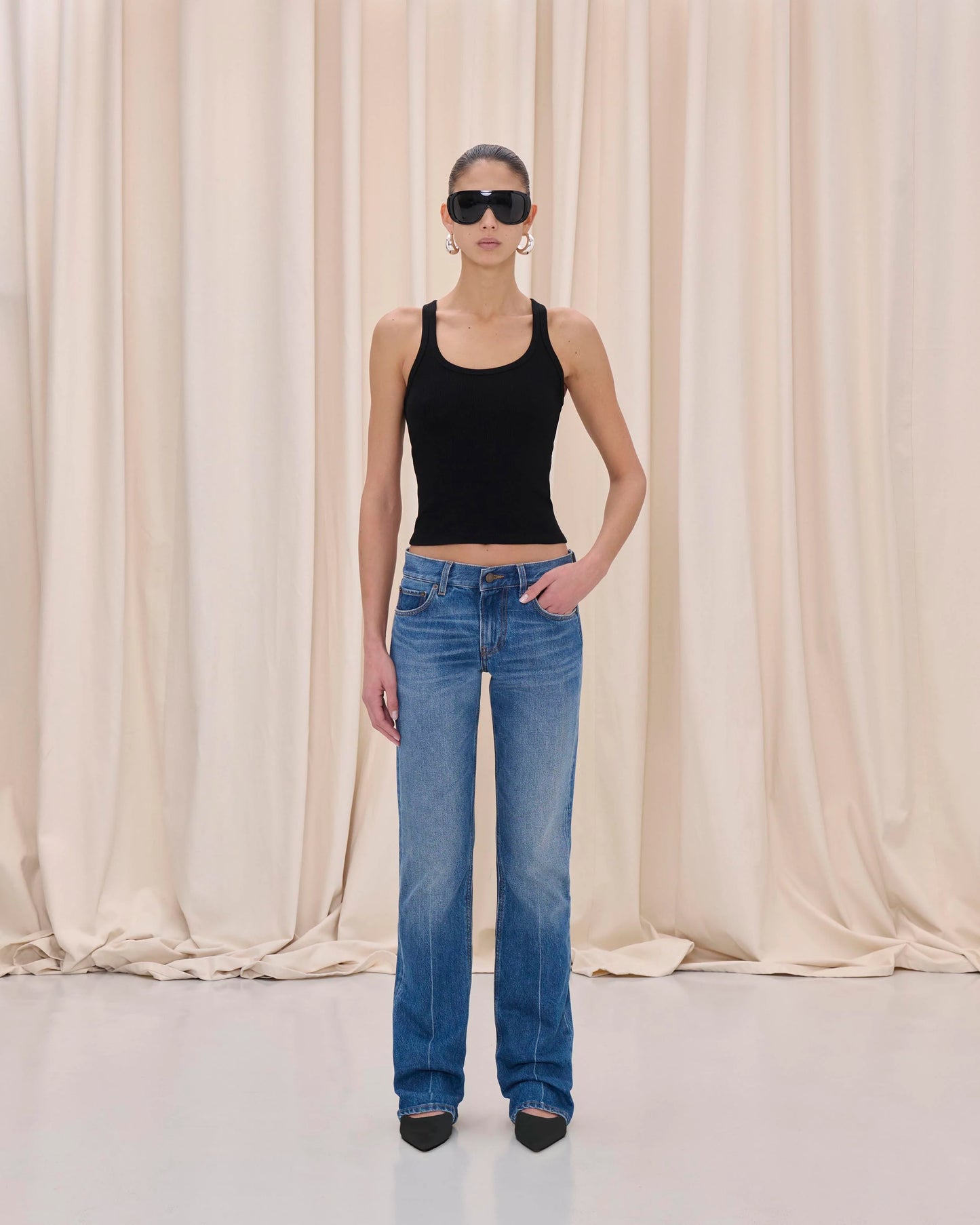 HAIKURE CARLY real blue jeans