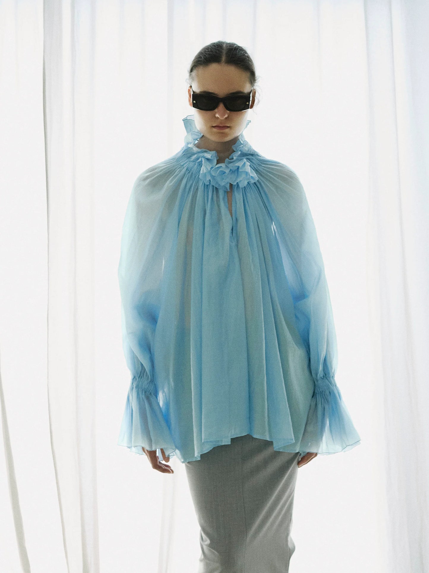 THE LATEST ESTELLE shirt light blue