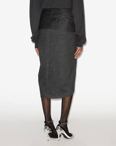 ISABEL MARANT REILLY skirt anthracite