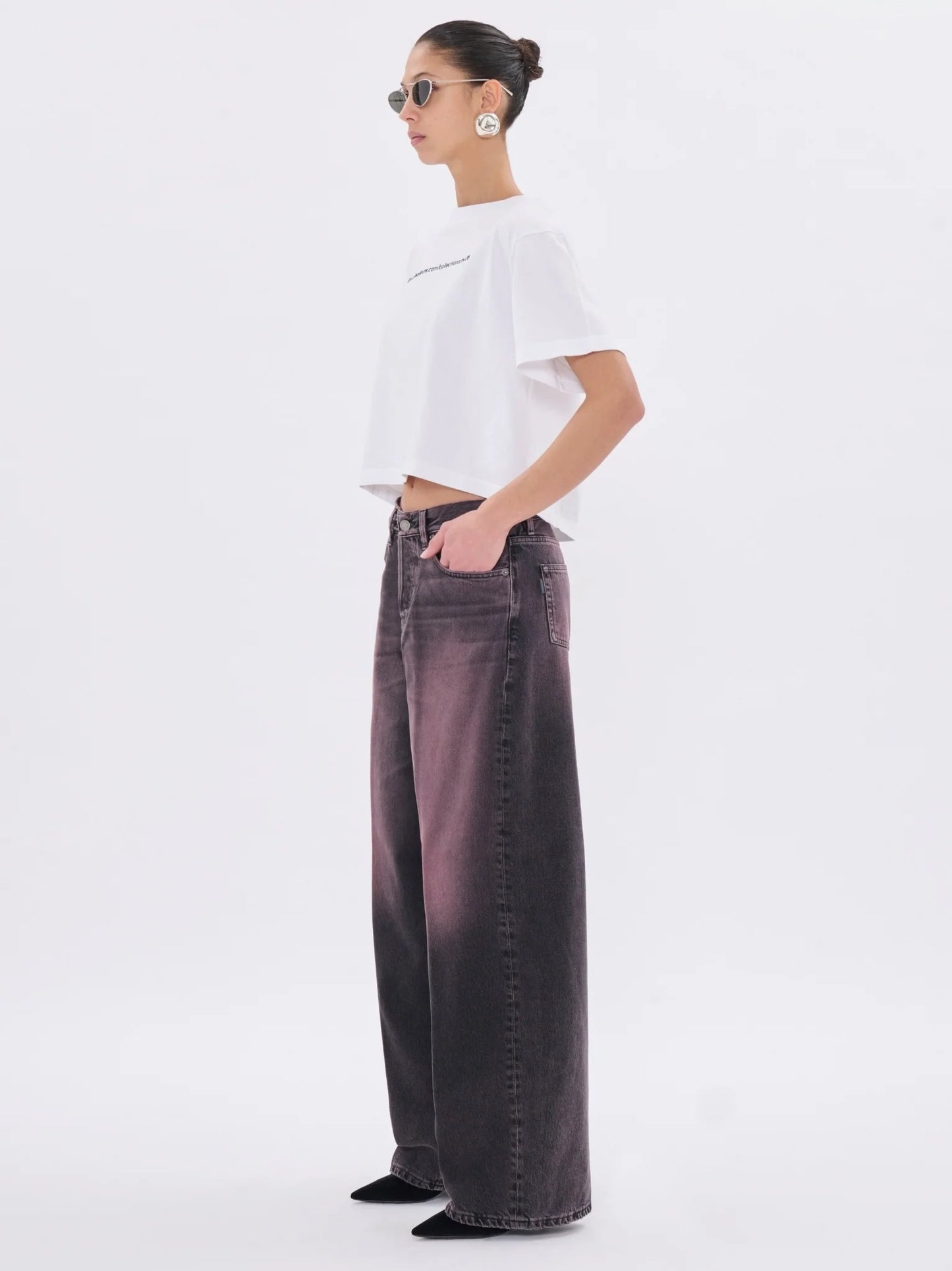 HAIKURE BETHANY pink black jeans