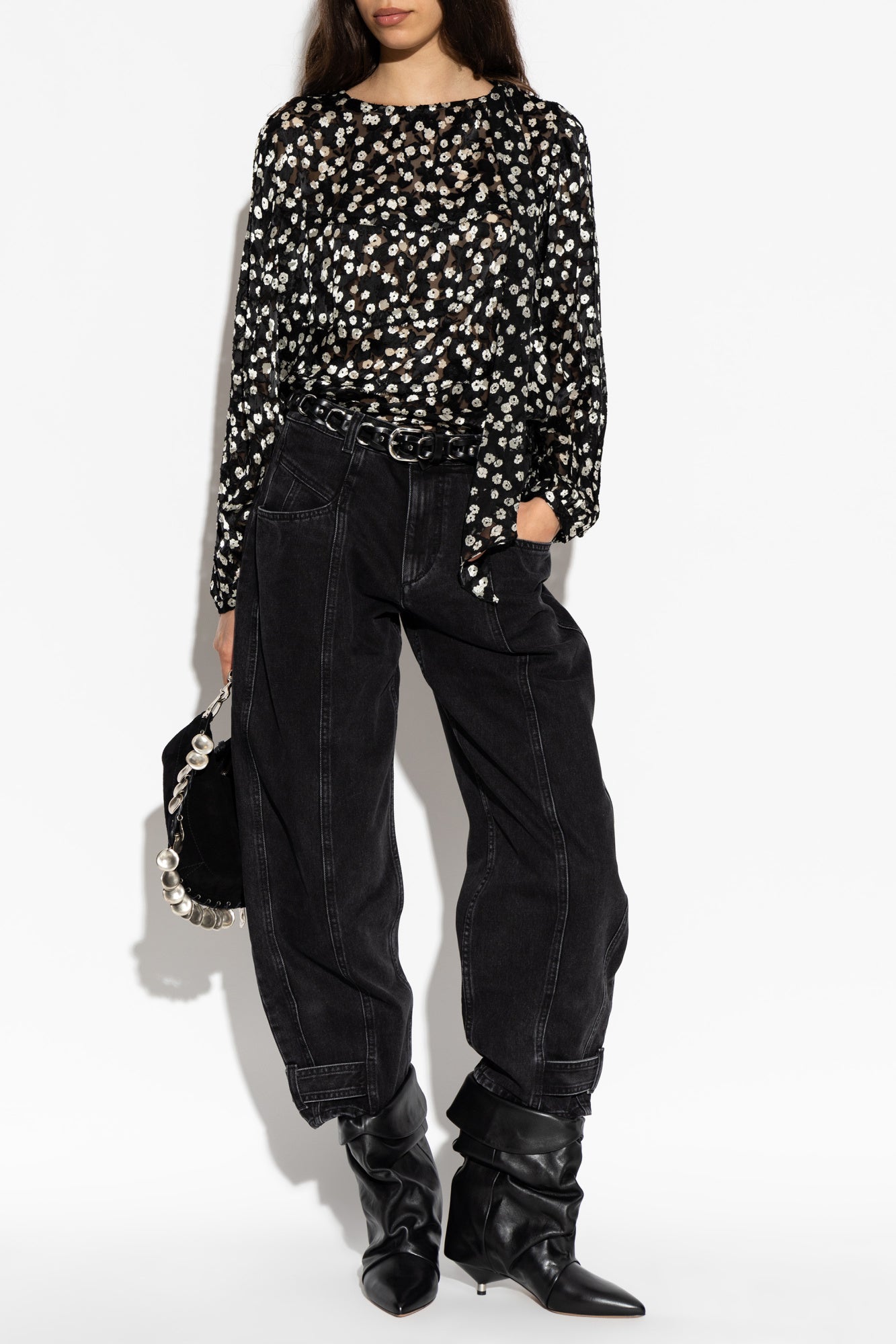 ISABEL MARANT LEJA pants faded black