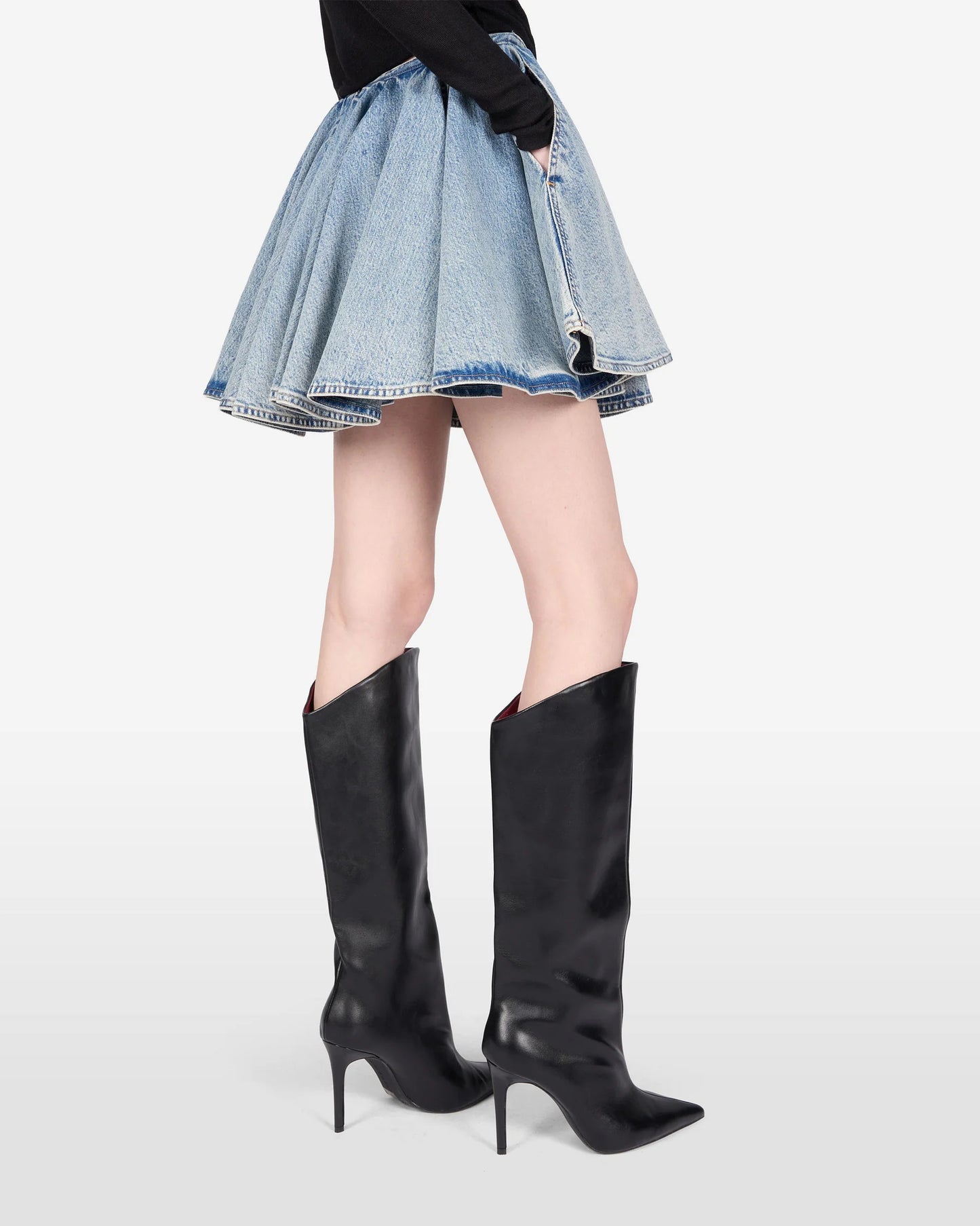 HAIKURE ZIGGY pollock skirt