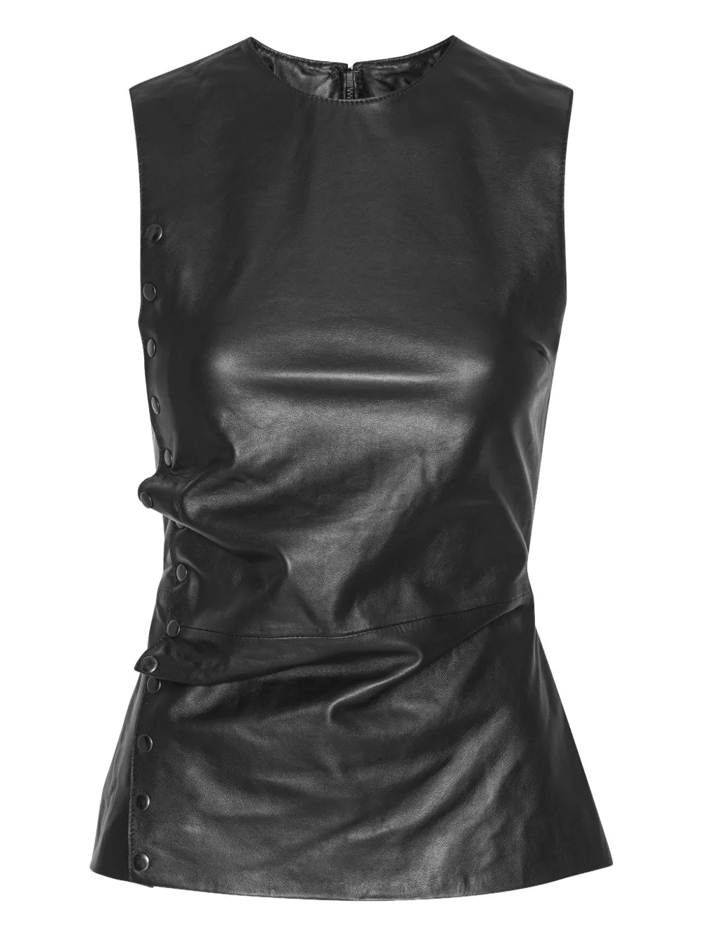 ROTATE buttoned leather top