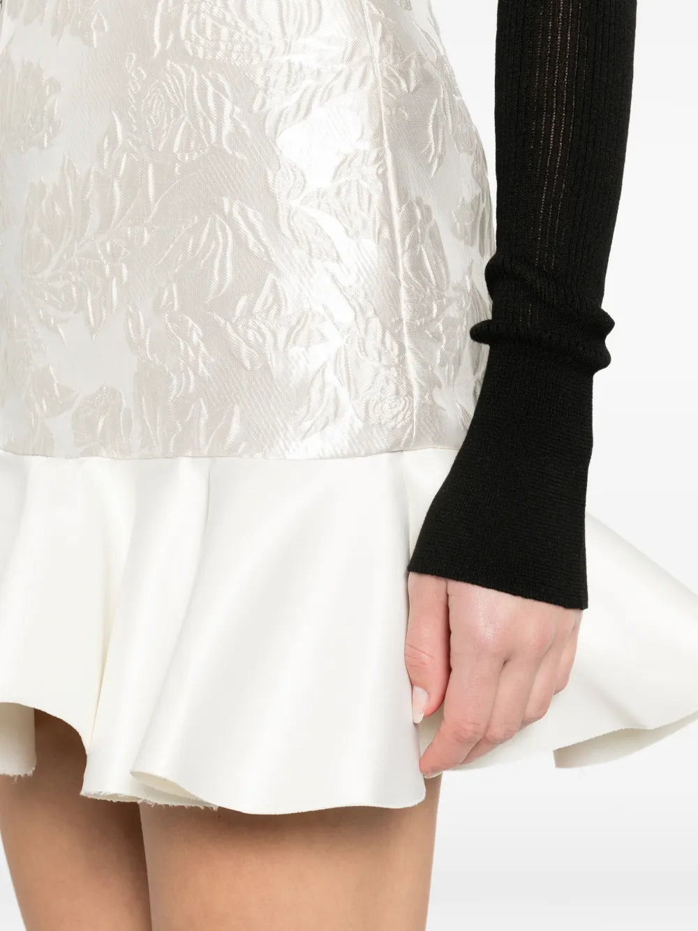 GANNI Cloque Mini Skirt