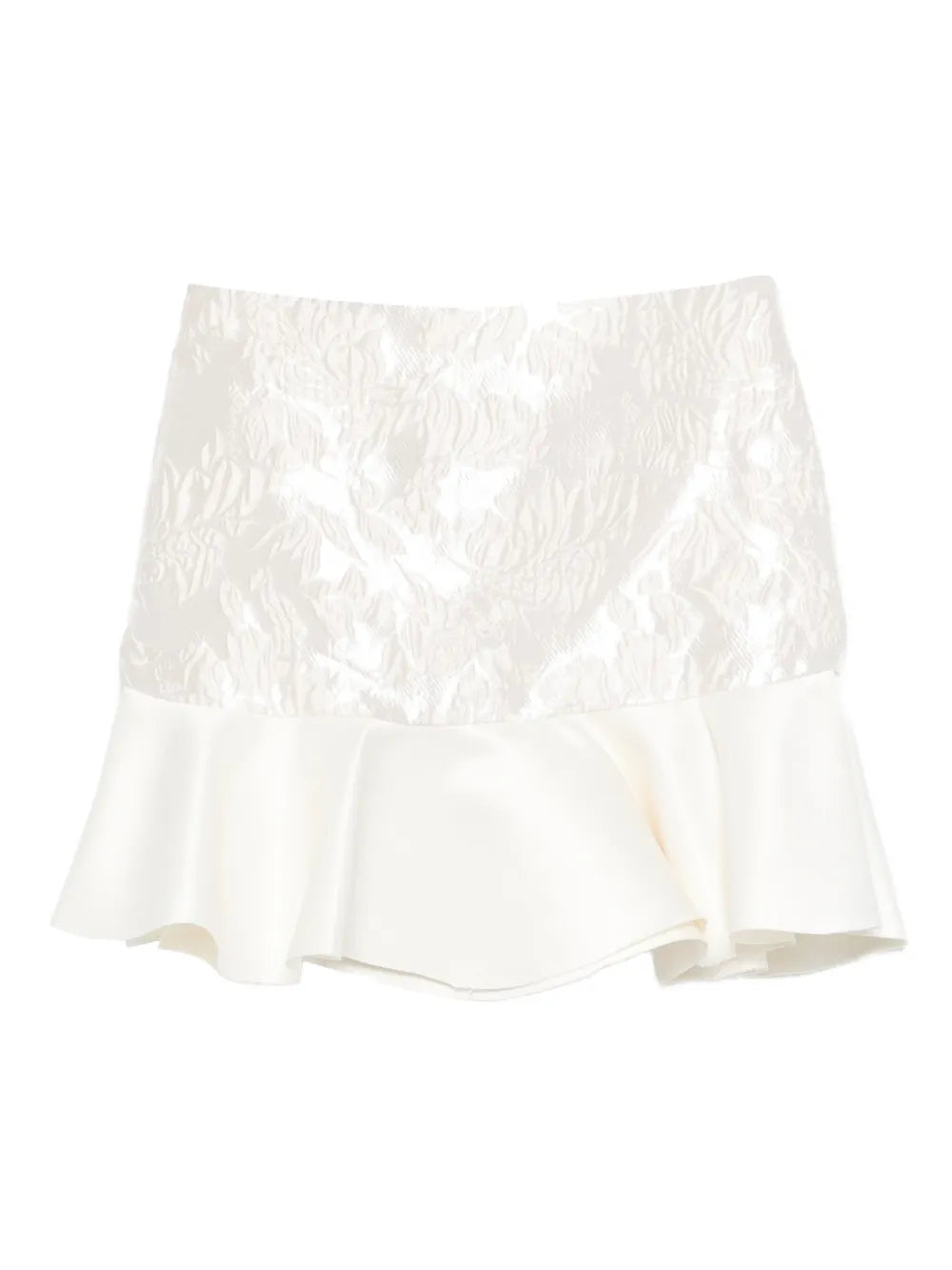 GANNI Cloque Mini Skirt