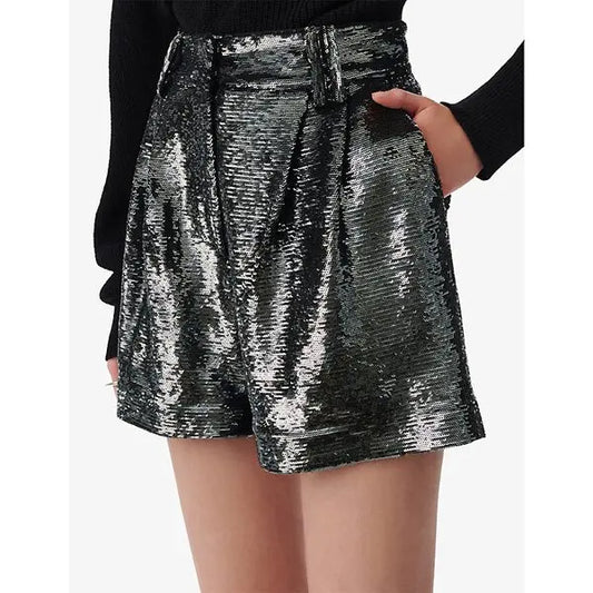 IRO NUCAS short dark grey