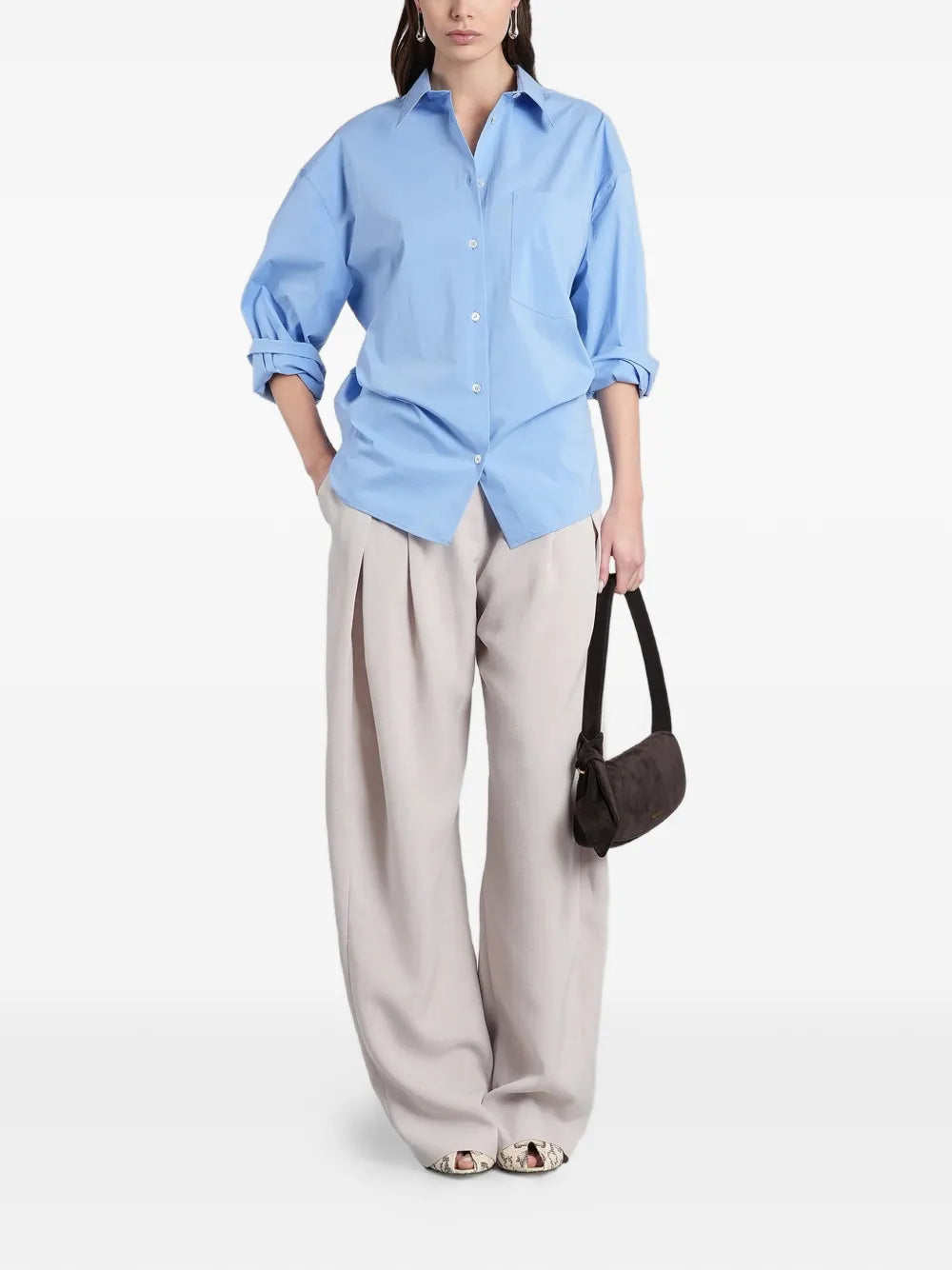 IRO NATACHA shirt azur blue