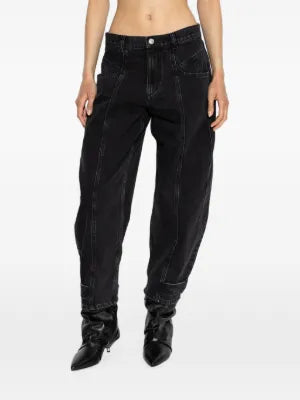 ISABEL MARANT LEJA pants faded black