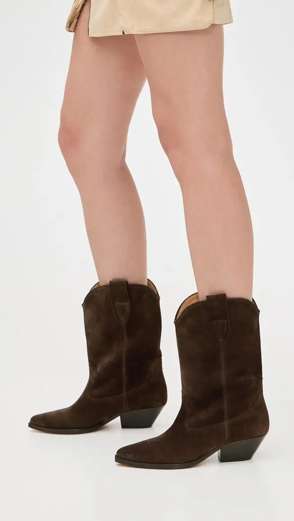 ISABEL MARANT DUERTO boots chocolate