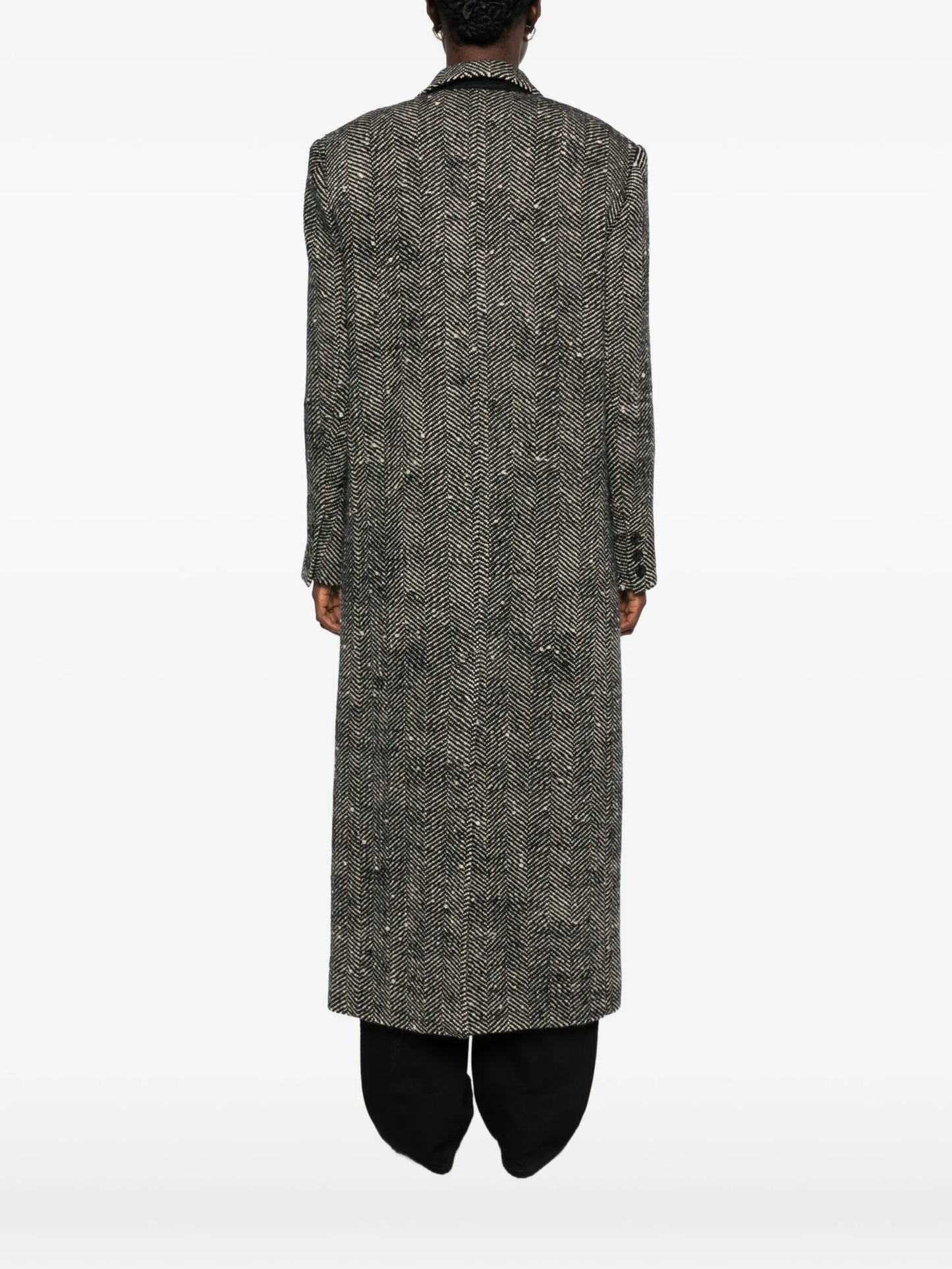 ISABEL MARANT EALINE coat ecru black