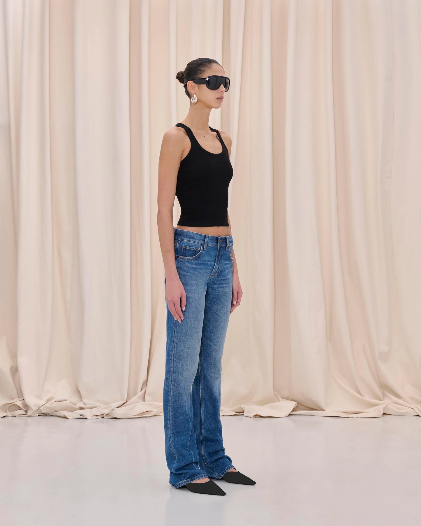 HAIKURE CARLY real blue jeans