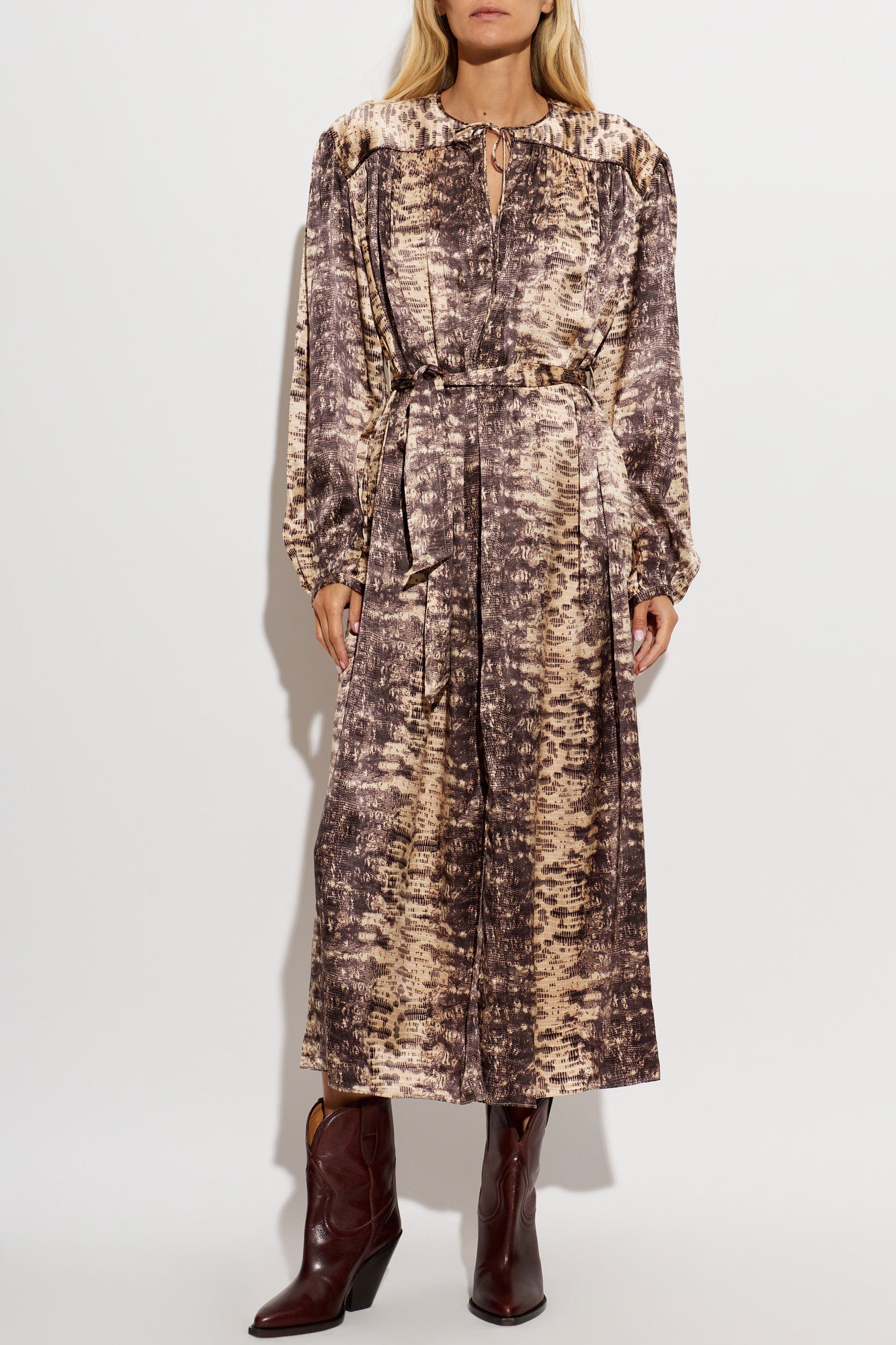 ISABEL MARANT LUADA dress beige