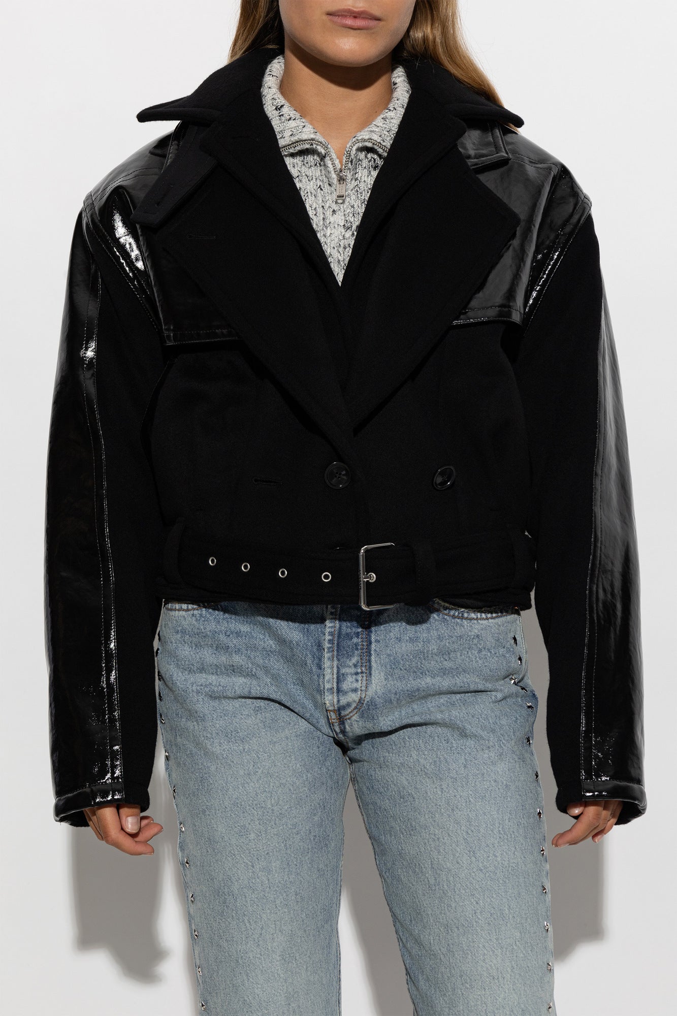 ISABEL MARANT EPIA coat black