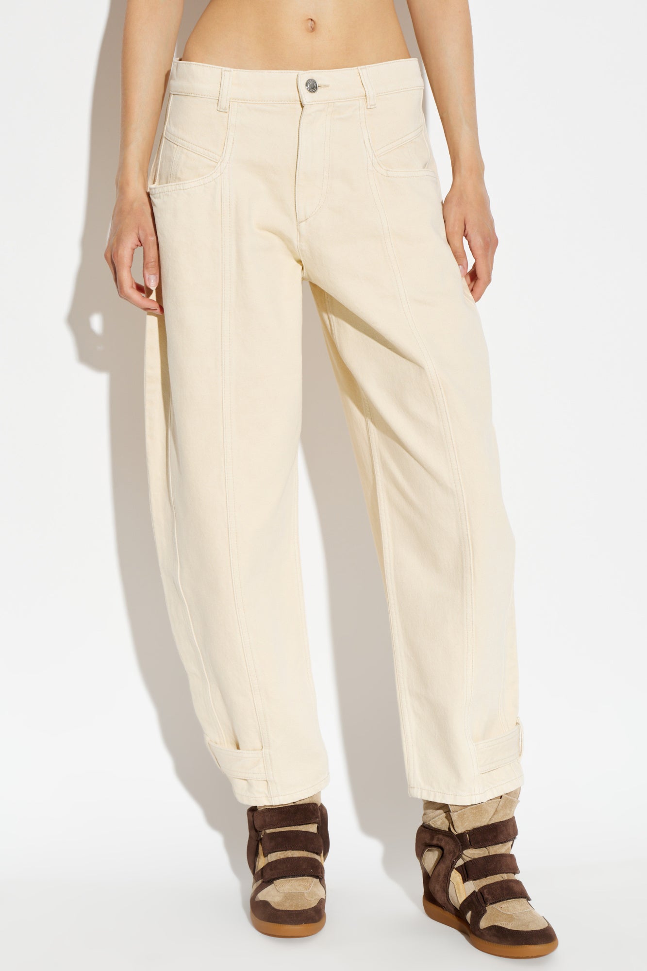 ISABEL MARANT LEJA pants beige