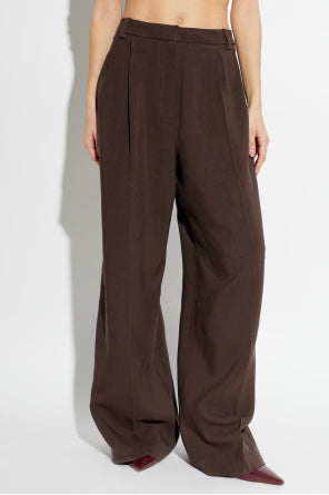 IRO HELIS pants dark brown