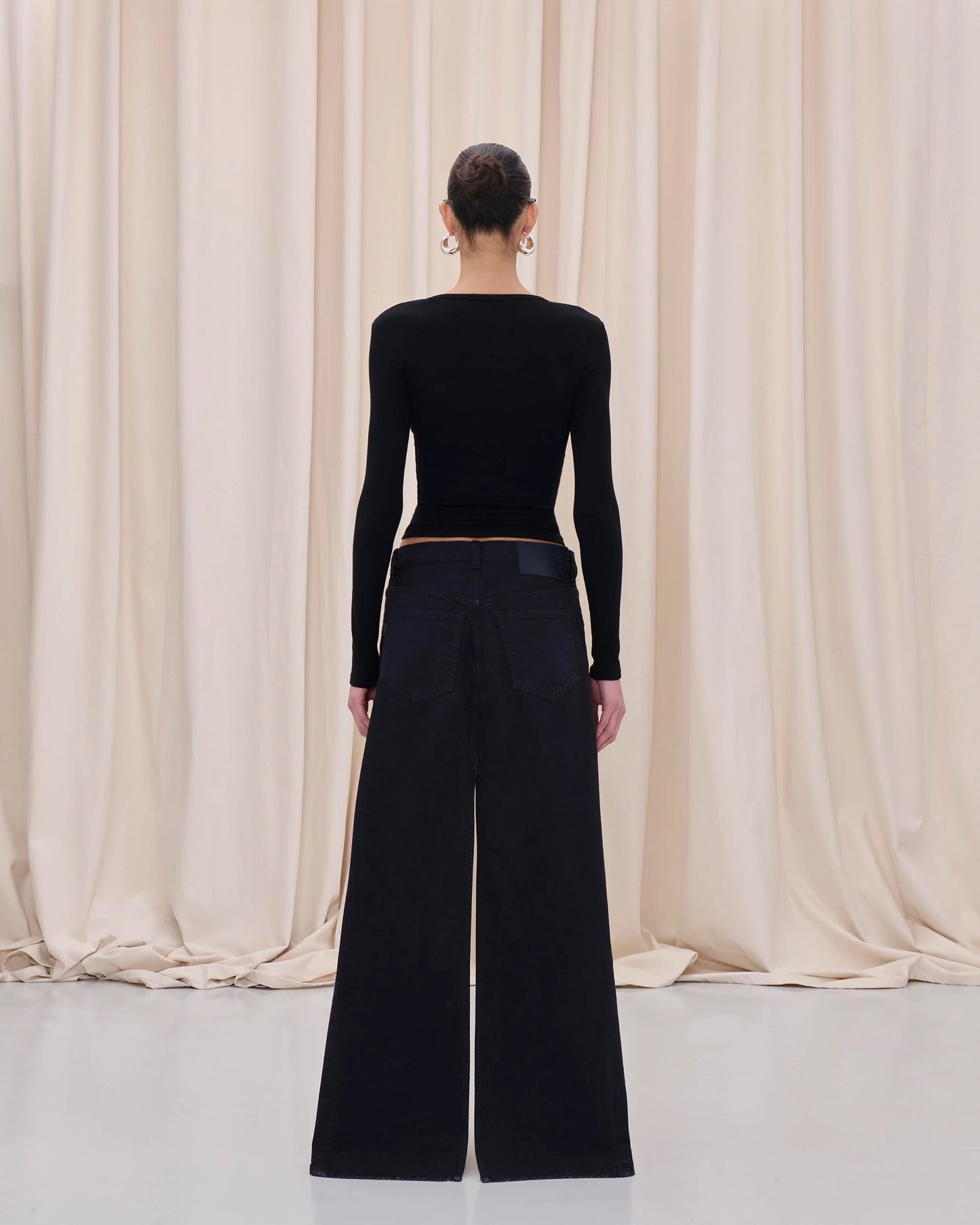 HAIKURE GANNA bull black skirt