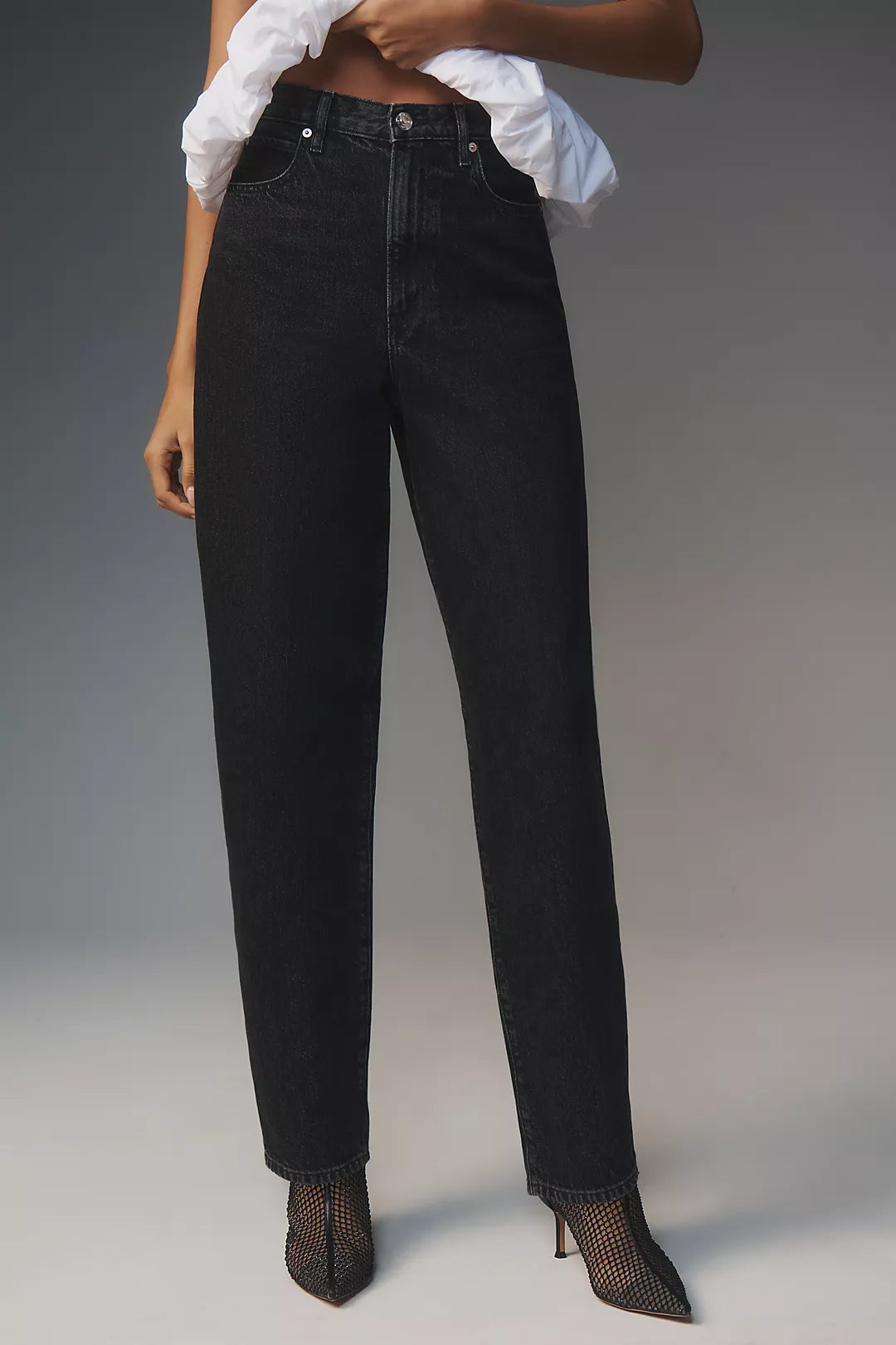 FRAME THE NARROW high rise tapered leg