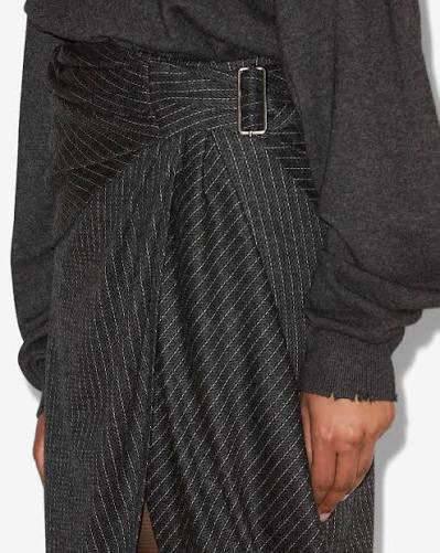 ISABEL MARANT REILLY skirt anthracite