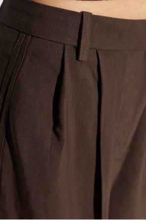 IRO HELIS pants dark brown