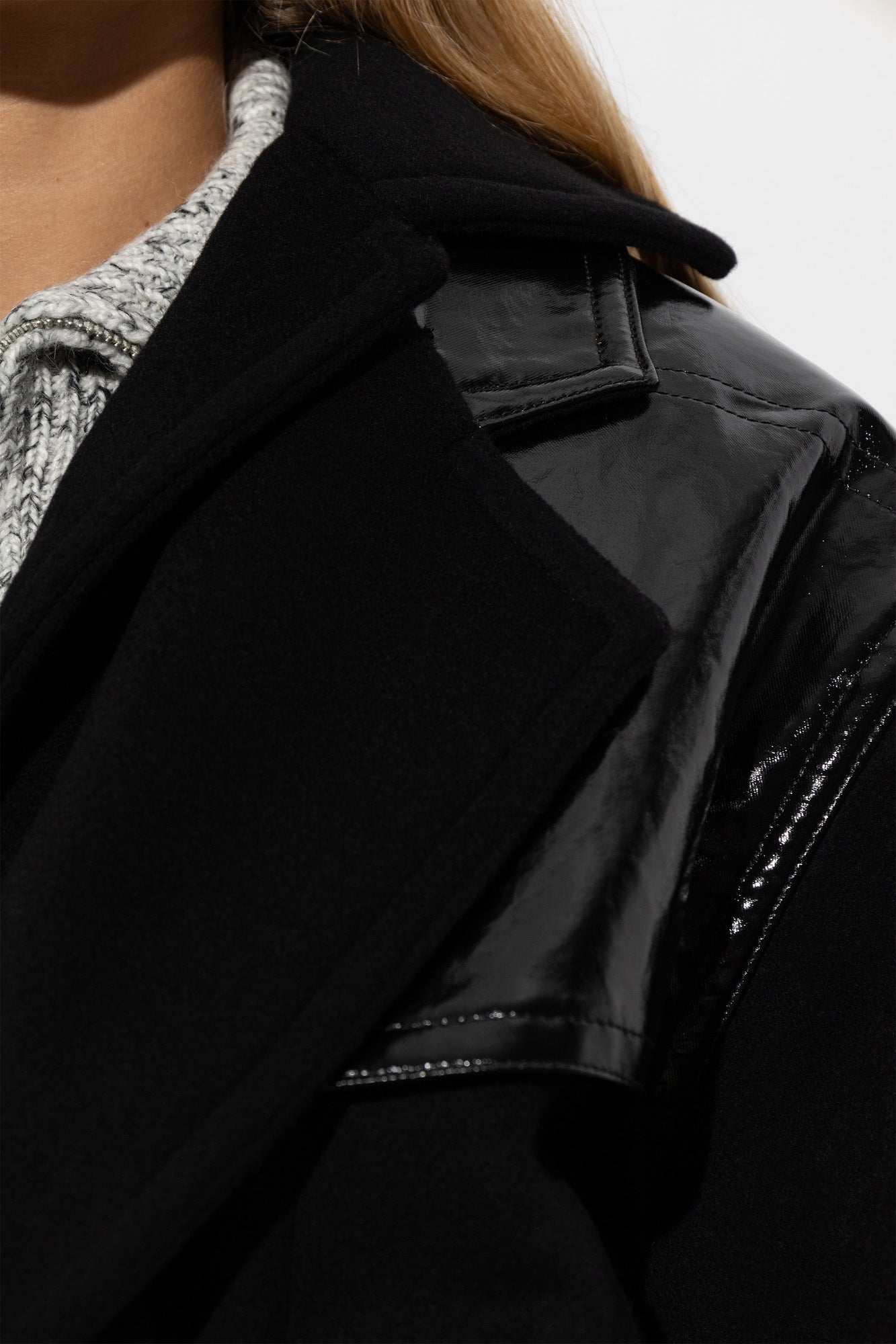 ISABEL MARANT EPIA coat black