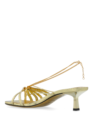 Golden Goose Nico Kitten heel gold
