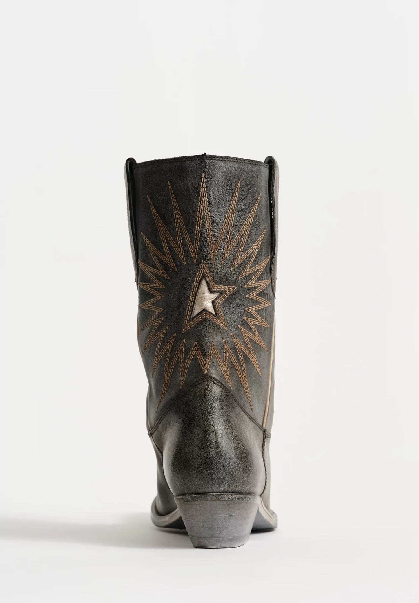 GOLDEN GOOSE WISH STAR BOOTS faded black