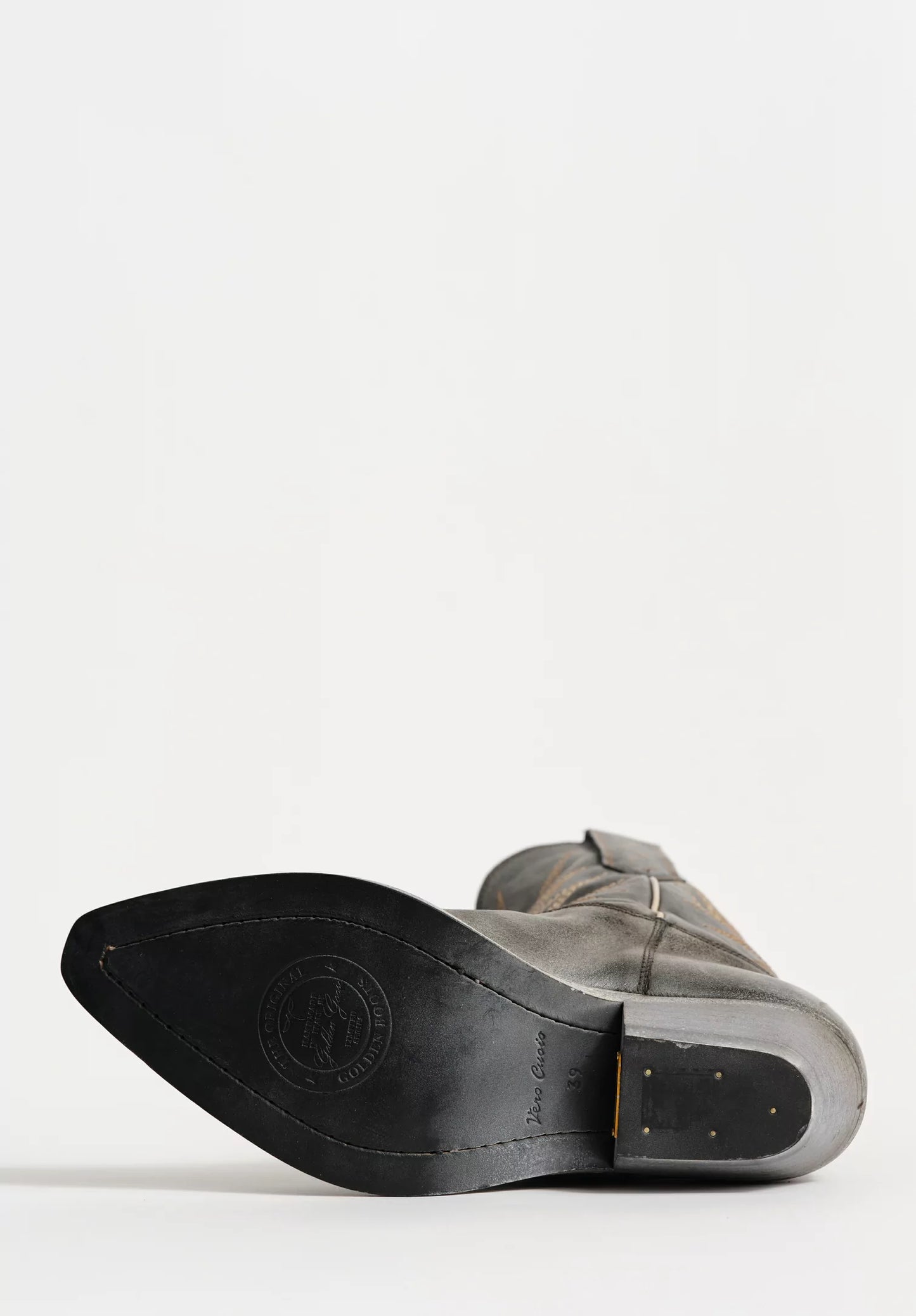 GOLDEN GOOSE WISH STAR BOOTS faded black
