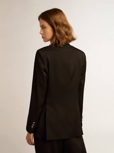 GOLDEN GOOSE P001521 double breasted blazer black