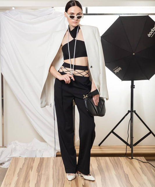NENSI DOJAKA pantalone black