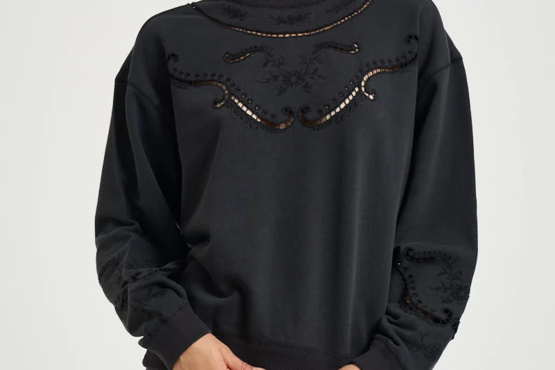 ISABEL MARANT VELLA sweatshirt faded black