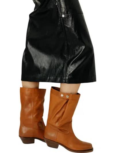 ISABEL MARANT ADEME boots havana