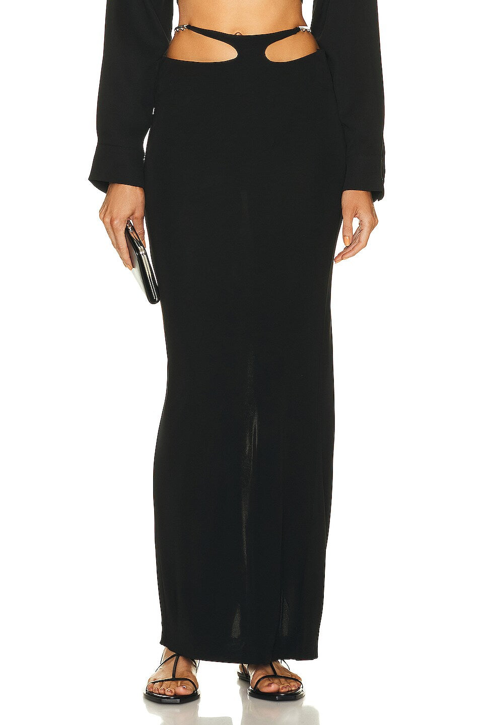 CHRISTOPHER ESBER double sculpted waist skirt
