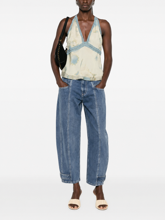 ISABEL MARANT LEJA pants faded blue