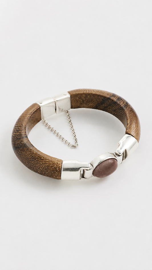 ISABEL MARANT TAYLOR bracelet havana silver