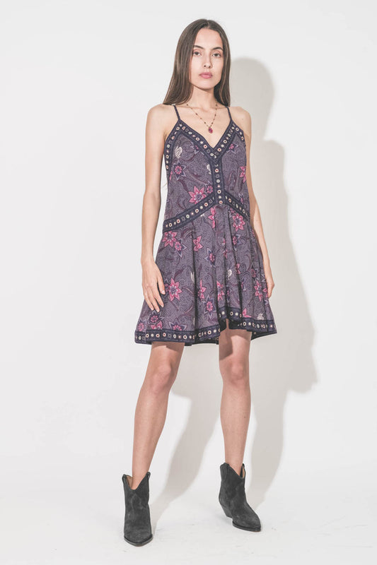ISABEL MARANT DANIELLE dress purple