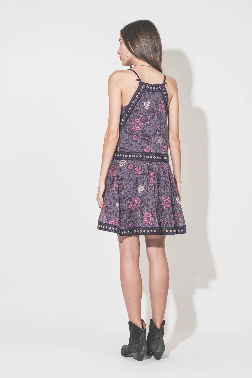 ISABEL MARANT DANIELLE dress purple
