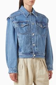ISABEL MARANT ZYMA jacket light blue