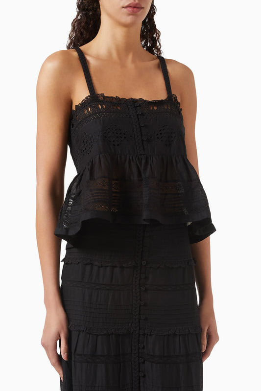 ISABEL MARANT DENYS top black