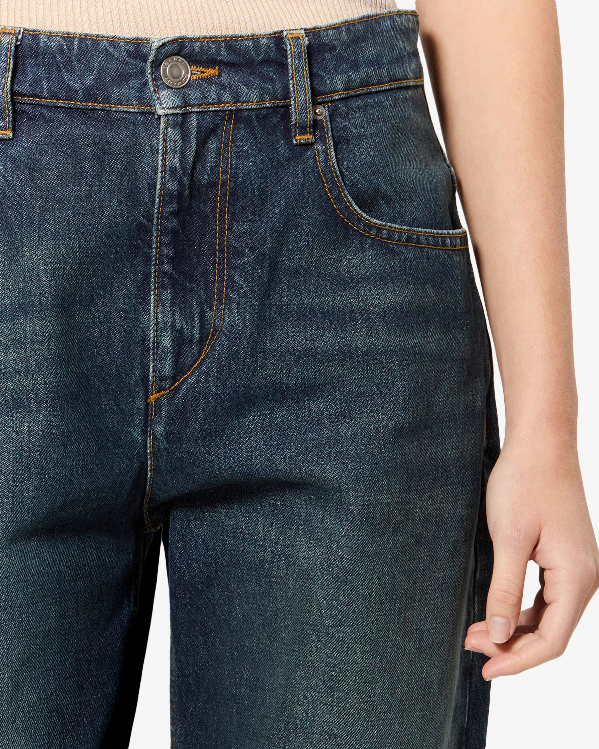 ISABEL MARANT DROMIE jeans faded blue