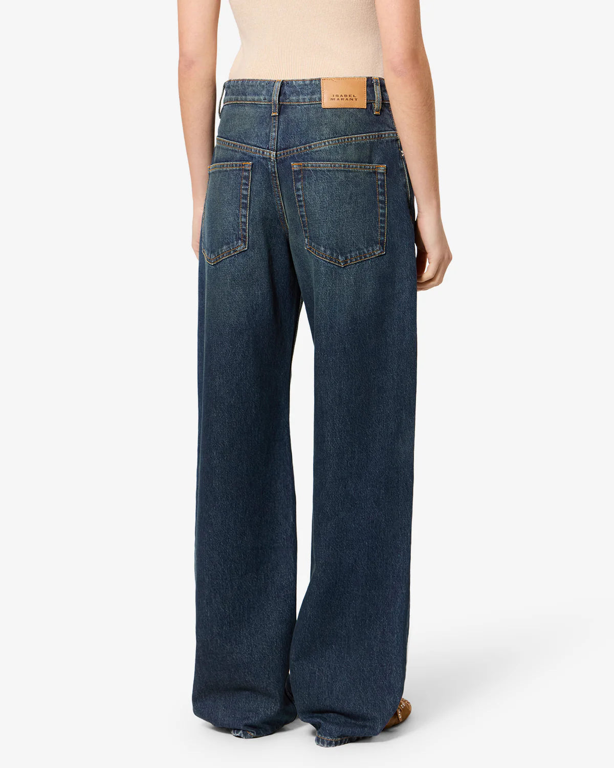 ISABEL MARANT DROMIE jeans faded blue