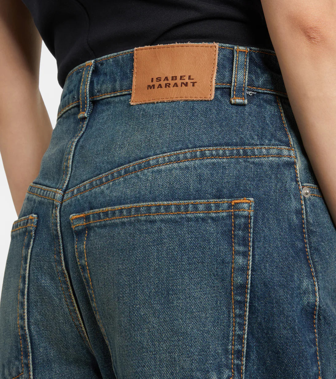 ISABEL MARANT DROMIE jeans faded blue